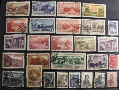 ZSRR CCCP zestaw znaczków stare L1