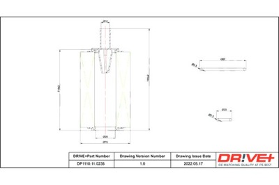 DRIVE+ FILTRO ACEITES TOYOTA DIESEL 4.5 07- LAND CRUISER 200  