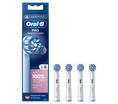 Końcówka do szczoteczki Oral-B Pro Sensitive Clean EB60X-4 - 4 końcówki
