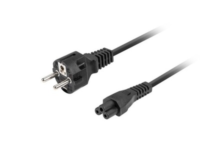 Kabel Zasilający Lanberg Cee 7/7- Iec 320 C5 1.8M Vde Notebook (Miki) 1,8M