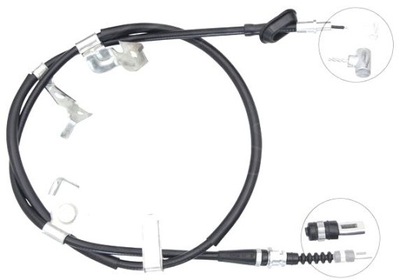 CABLE FRENOS DE MANO FIAT SEDICI 06- IZQUIERDO PARTE TRASERA  