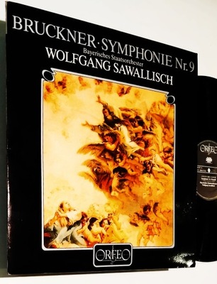 BRUCKNER = SYMPHONY NO.9 LP BAYERISCHES STAATSORCHESTER WOLFGANG SAWALLISCH