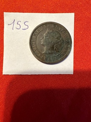 MONETA VICTORIA QUEEN 1881 CANADA 1 CENT-ORYGINAŁ !!!