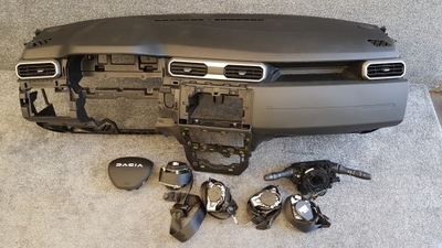 Dacia duster ii панель приладів консоль ремені подушка безпеки kpl. фото №1