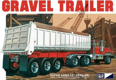 MODEL PLASTIKOWY - CIĘŻARÓWKA 3 AXLE GRAVEL TRAILE