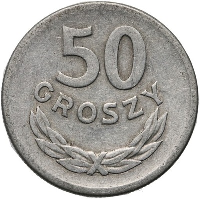 Polska, PRL, 50 groszy 1965, st. 3