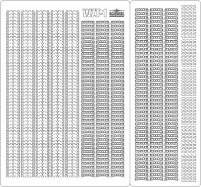 WZT-1 gąsienice laser, Angraf Model 1/25