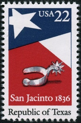 Stany Zjednoczone 1986 Znaczek 1790** Teksas flaga