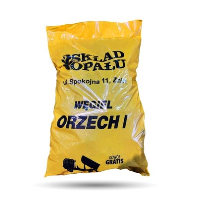 ORZECH WORKOWANY WĘGIEL DO 27 MJ WOREK 25 kg