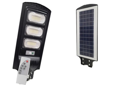 LAMPA SOLARNA SŁONECZNA LED NA RAMPĘ + PILOT
