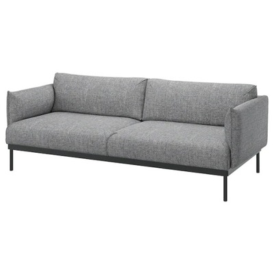 IKEA APPLARYD Sofa 3 osobowa Lejde szary czarny