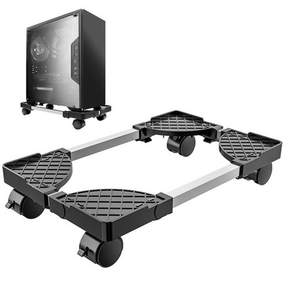 ZREE Stojak z kółkami pod komputer PC mobilna podstawka pod biurko