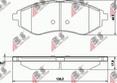 PADS BRAKE FRONT DAEWOO KALOS 2002-  