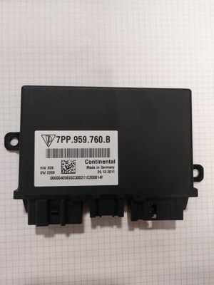Porsche cayenne модуль блок управления сиденье 7pp959760b фото №1