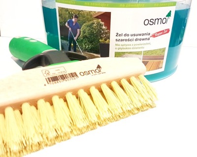 Osmo 6609 ŻEL do USUW SZAR. DREWNA 2,5l+ szczotka