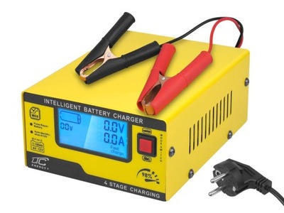 PROSTOWNIK ŁADOWARKA DO AKUMULATORA 12V 15A LCD