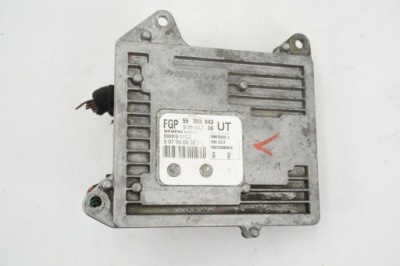 Бортовий комп'ютер блок керування двигуна opel zafira 55353843 фото №1