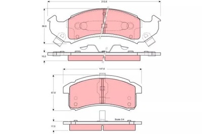 КОЛОДКИ HAM. BUICK PARK AVENUE