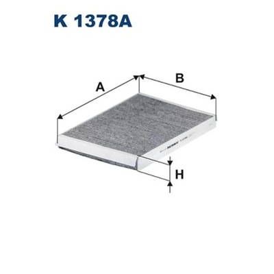 FILTR, VENTILACIÓN PRZESTRZENI PASAZERSKIEJ FILTRON K 1378A  