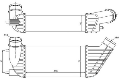 Интеркулер citroen c8 jumpy fiat scudo ulysse lan фото №1
