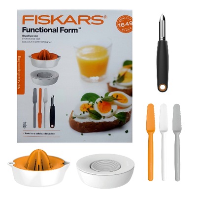 FISKARS Raňajky pack nože slicer pre krájanie vajec