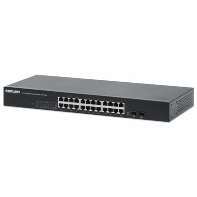 Intellinet 561877 łącza sieciowe Gigabit Ethernet (10/100/1000) Czarny