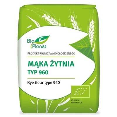 Mąka żytnia typ 960 bio 1 kg bio planet