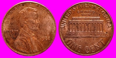 1 Cent USA 1988 U 115