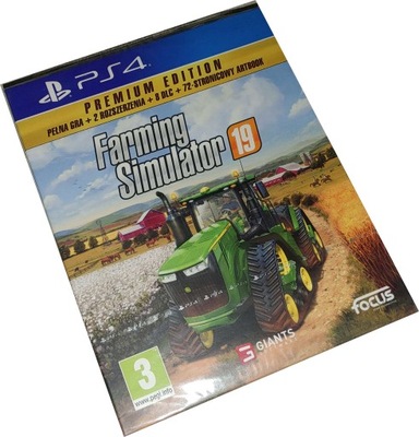 Farming Simulator 19 Premium Edition / SYMULATOR FARMY/ NOWA / PL / PS4 /