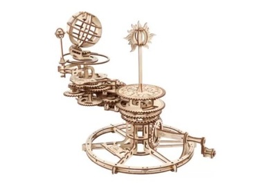 Puzzle 3D Drewniane Mechaniczne Tellurium Ugears