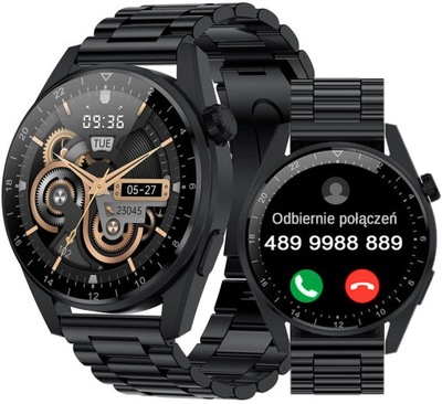 Zegarek Smartwatch Rubicon Męski POLSKIE MENU PULS SMS 300mAh BT5.0 1,32"