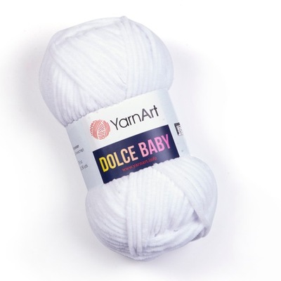 YarnArt Dolce Baby Biały (741)