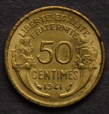 Francja - 50 centimes 1941