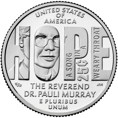 25 c Kobiety USA Reverend Dr. Pauli Murray Quarter 2024 S nr 11