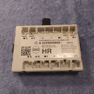 Mercedes w222 модуль двері правий задня a2229009809 фото №1