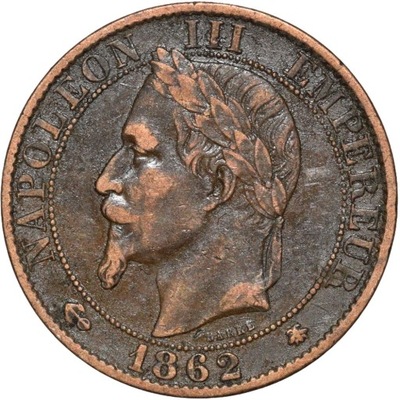 Francja 5 centymów 1862 A