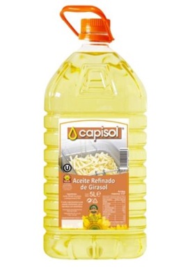 CAPISOL Rafinowany Olej Słonecznikowy 5L