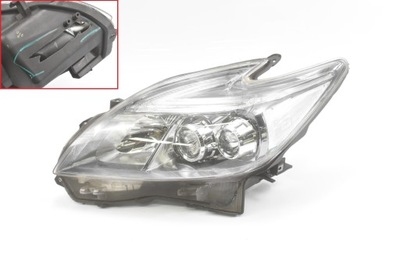 FARO IZQUIERDO PARTE DELANTERA DIODO LUMINOSO LED 81185-47380 TOYOTA PRIUS 3 XW30 INGLESA  