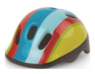 Kask rowerowy dziecięcy POLISPORT Rainbow 44-48cm