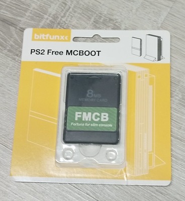 PS2 Karta Pamięci 8 MB Free MCBoot FunTuna FMCB memory card Slim