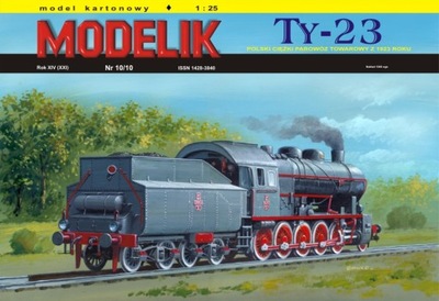 Modelik 10/10 - TY-23 polski parowóz towarowy 1:25