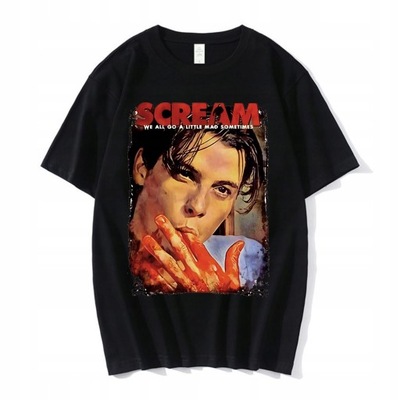 Koszulka Billy Loomis Horror Scream z lat 90.