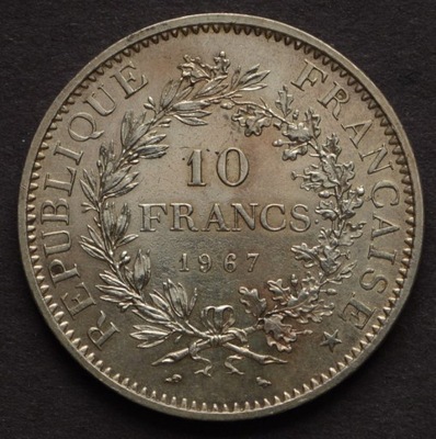 Francja - 10 franków 1967