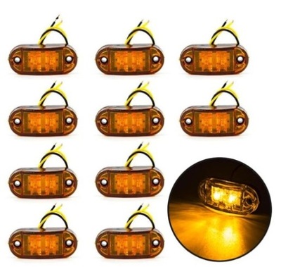 10 PCS. LAMP SIDELIGHT LED SIDE LED SIDE-MARKER LAMPS  