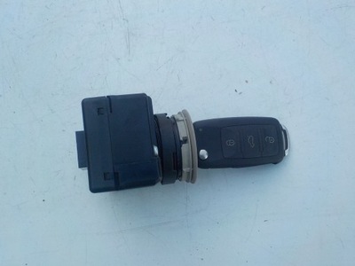 Audi a8 s8 d3 lift замок зажигания + ключ 3d0905865h фото №1