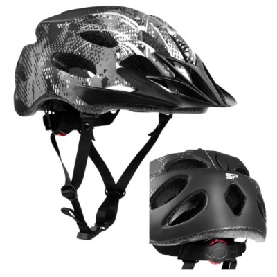 Kask Regulowany Z Daszkiem Na Rolki Rower Deskorolkę Wentylowany 58-61 cm