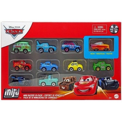 CARS AUTA ZESTAW 10 MINI AUTEK GRW27 MICROCARS