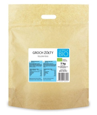 GROCH ŻÓŁTY BIO 5 kg - HORECA