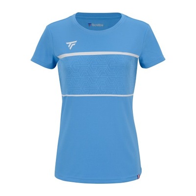 Koszulka tenisowa damska Tecnifibre Team Tech Tee Azur XS