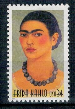 Stany Zjednoczone 2001 Znaczek 3463 ** Frida Kahlo